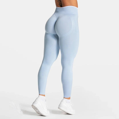 Women High Waist Seamless Scrunch Yoga Leggings