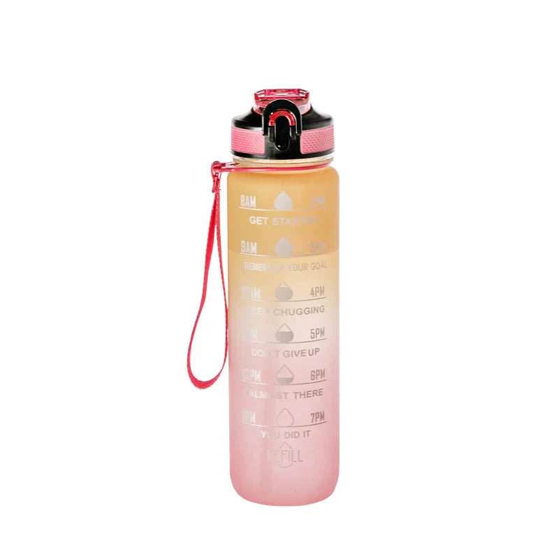 Motivational Sports Water Bottle – Leakproof 750ml/1000ml