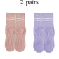 Women’s Non-Slip Pilates & Yoga Socks – 4 Pairs