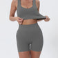 Women’s Summer 2-Piece Crop Top & Shorts Set