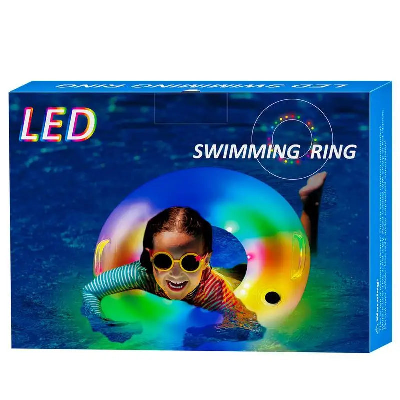 Inflatable Light-Up Swimming Ring