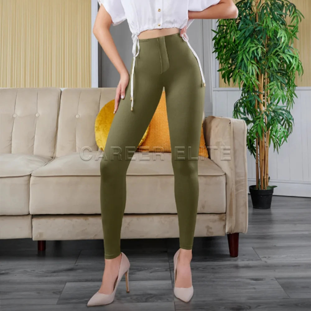 Women’s High-Waist Skinny Stretchy Leggings