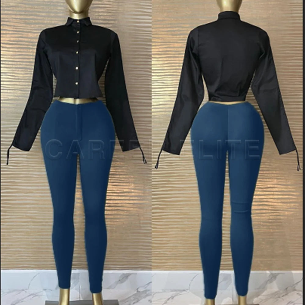 Women’s High-Waist Skinny Stretchy Leggings