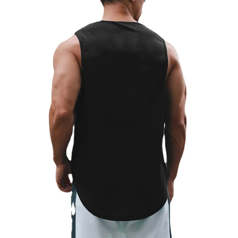 Men’s Quick-Dry Loose Gym Tank Top – Basketball Vest