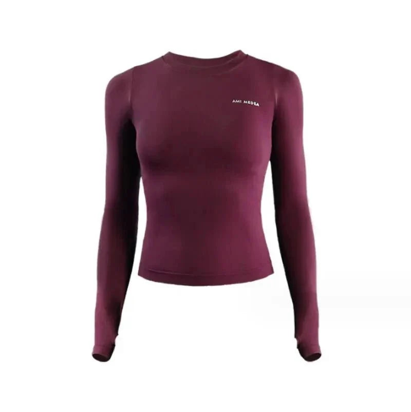 Women Long Sleeve Yoga & Running Sports Top