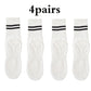 Women’s Non-Slip Pilates & Yoga Socks – 4 Pairs