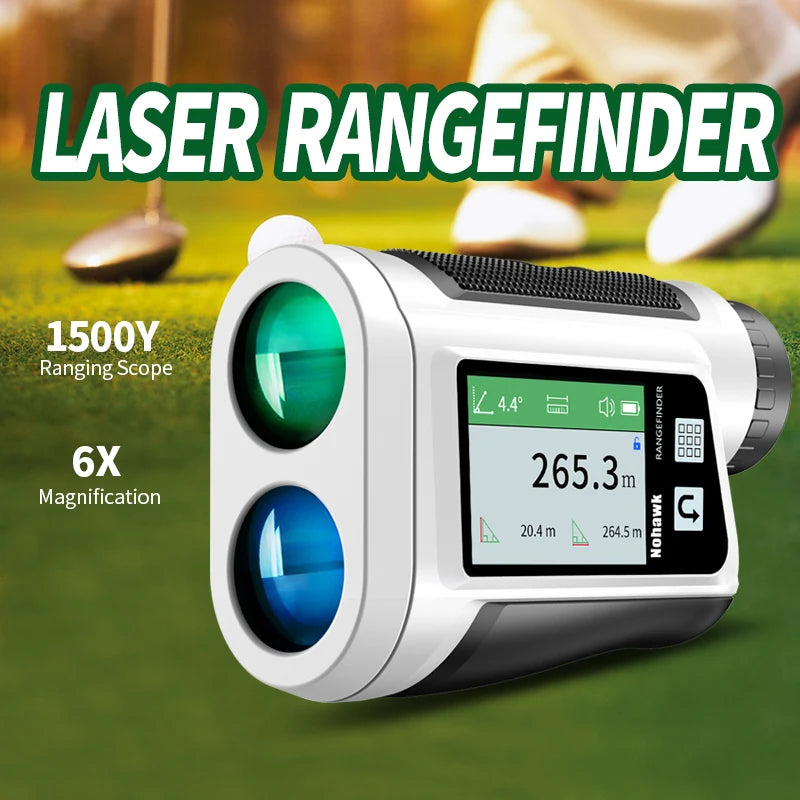 Nohawk Golf Laser Rangefinder – Flag-Lock & Slope Mode