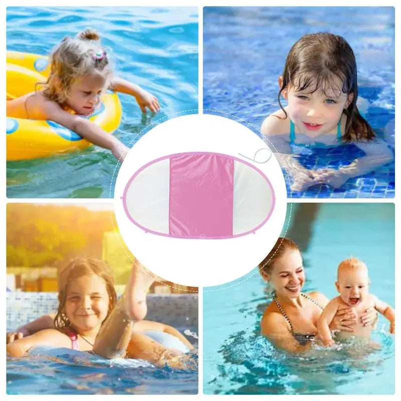 Removable Sun Protection Pool Float with Sunshade