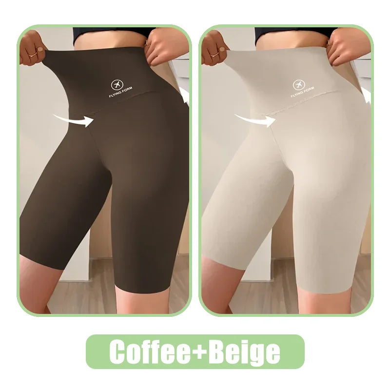Women’s High Waist Gym & Cycling Shorts (M–XL)