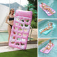 Inflatable Pool Float Lounger with Headrest