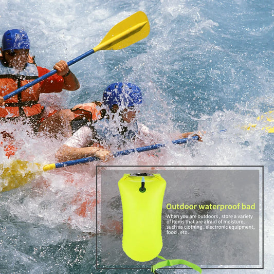 Outdoor Safety Swimming Buoy with Waist Belt – Multifunction Swim Float Bag