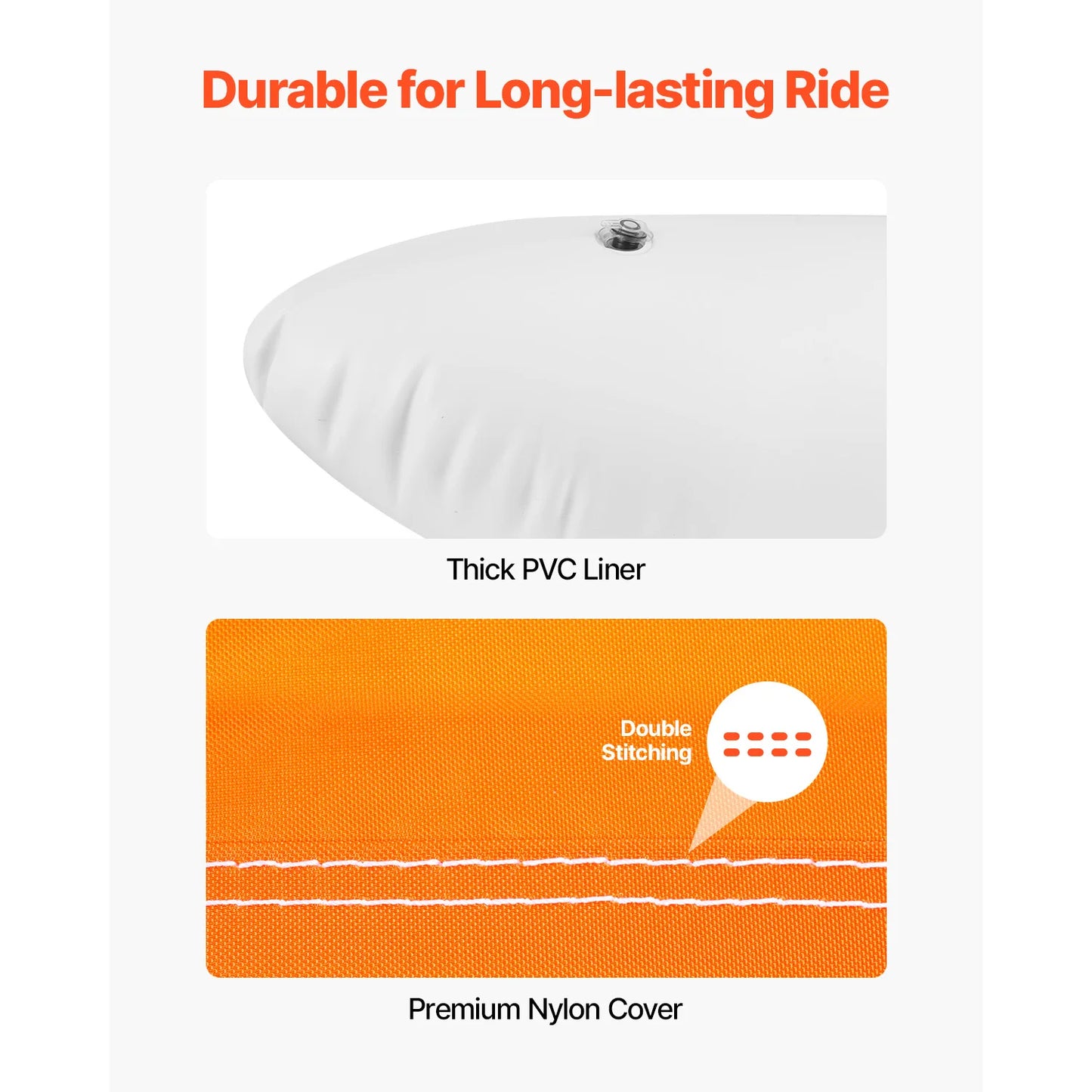 VEVOR 2-Person Inflatable Towable Boat Tubes