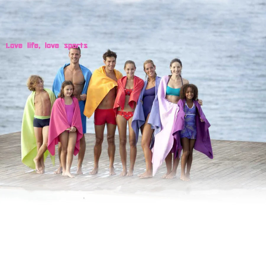 Oversized Microfiber Beach Towel – Quick Dry & Sand-Free (31.5"x71")