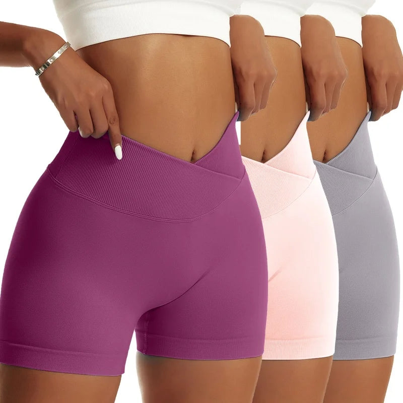 3-Pack Women’s Scrunch Butt Yoga Biker Shorts