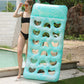 Inflatable Pool Float Lounger with Headrest