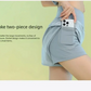 PHIGEER Women Yoga Shorts with Pocket – Lightweight Gym Shorts