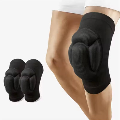 Thickened Sports Knee Pads – Non-Slip Fitness Support (1 Pair)