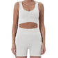 Women’s Summer 2-Piece Crop Top & Shorts Set