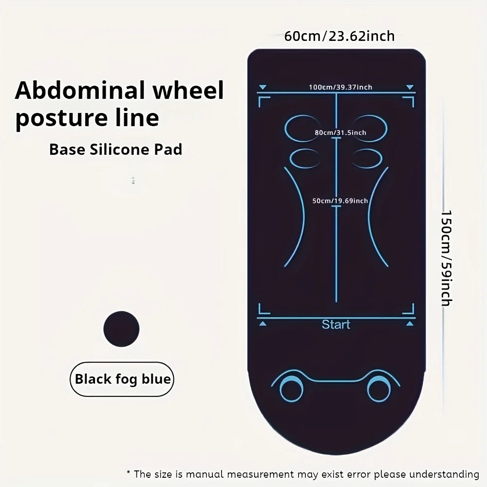Shock Absorbing Belly Wheel with Silent Kneeling Pad