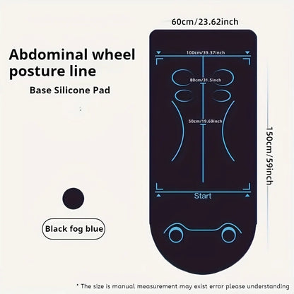 Shock Absorbing Belly Wheel with Silent Kneeling Pad