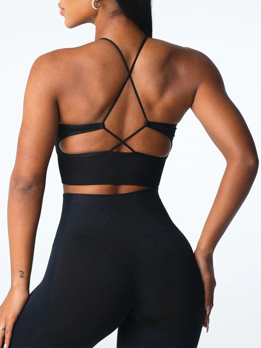 Women's Seamless Solid Sports Bralette