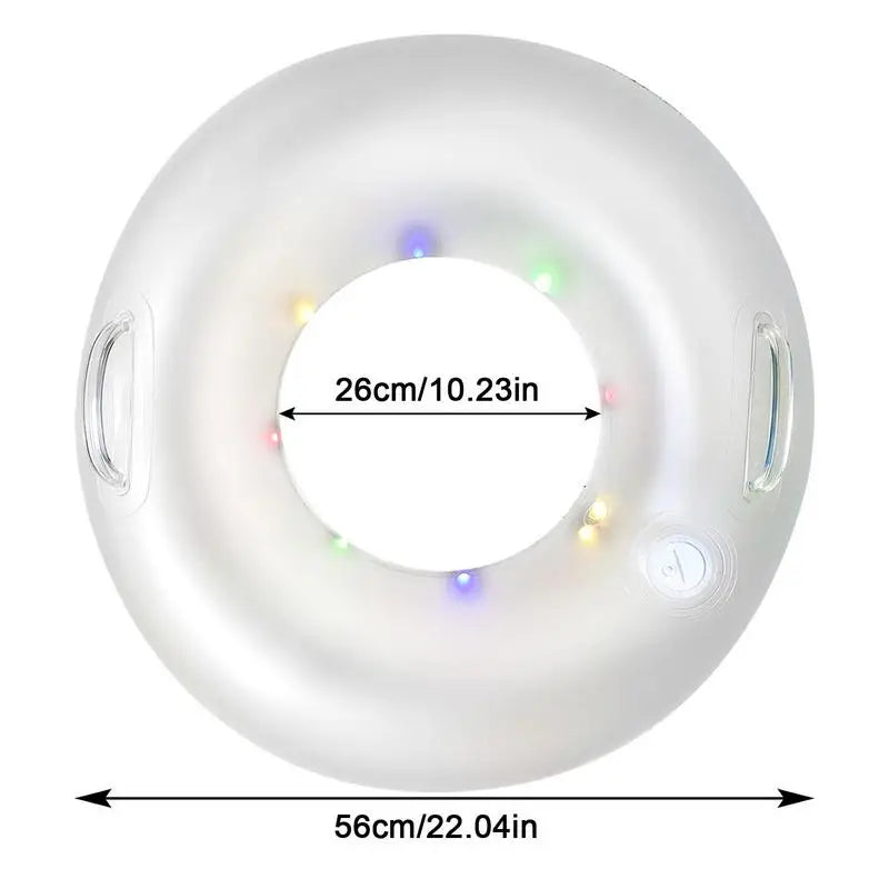 Inflatable Light-Up Swimming Ring