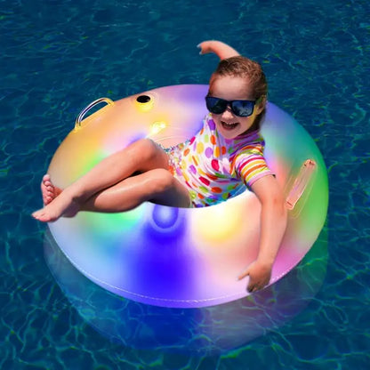 Inflatable Light-Up Swimming Ring