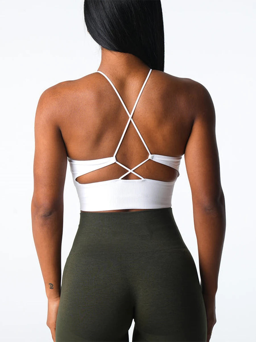Women's Seamless Solid Sports Bralette