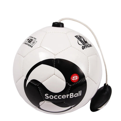 Beginner Soccer Training Ball with Kick Practice Belt – Size 2