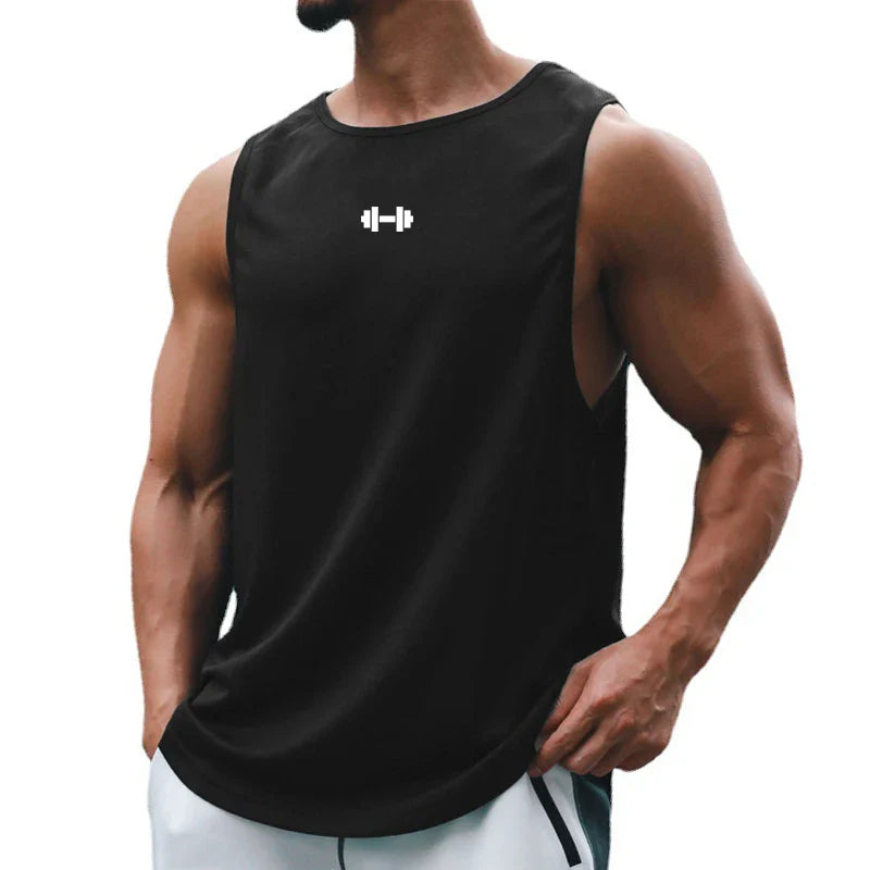 Men’s Quick-Dry Loose Gym Tank Top – Basketball Vest