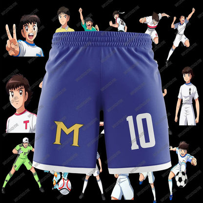Captain Tsubasa Football Team Beach Pants