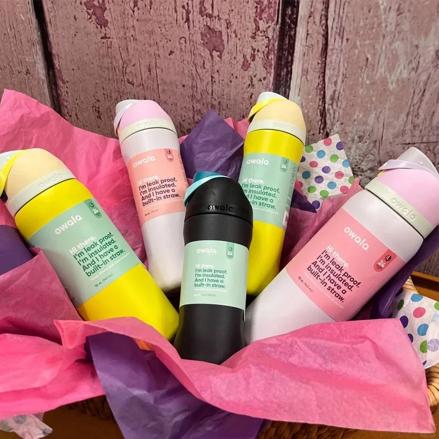 Owala 32oz Insulated Water Bottle with Straw – BPA-Free Stainless Steel