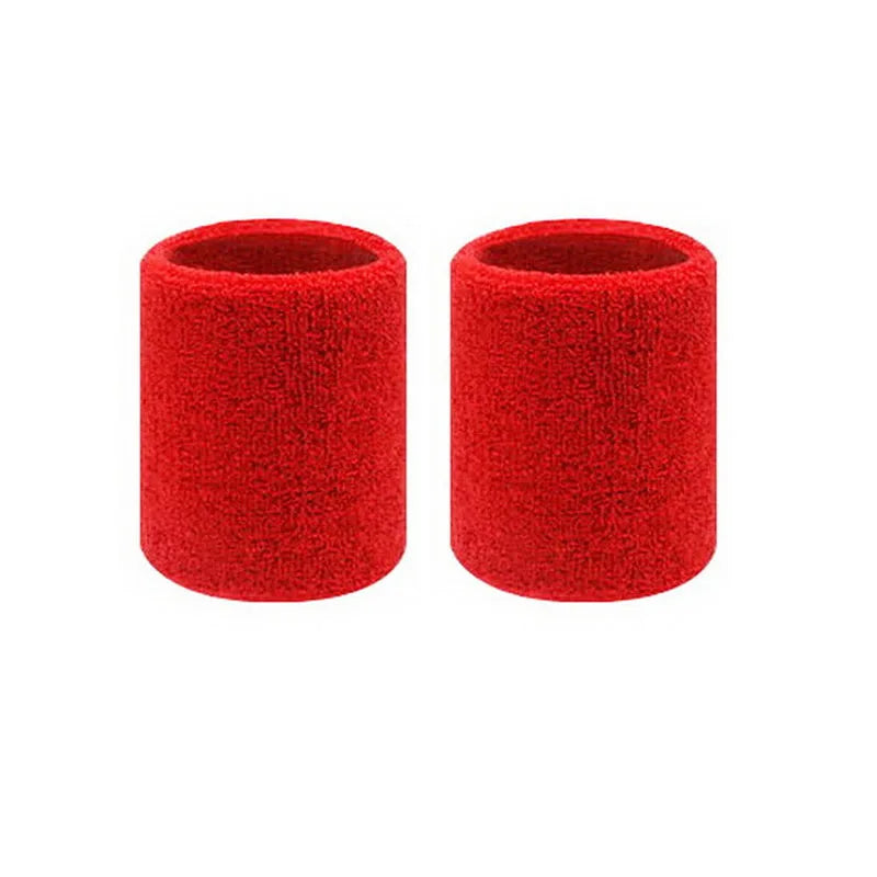 2PCS Sports Wrist Sweatbands – Absorbent Wrist Guards