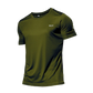 Men’s Multicolor Sports T-Shirt – Quick-Dry Gym Wear