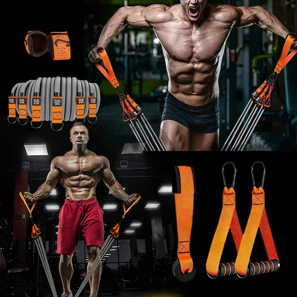 Heavy Duty Resistance Bands Set with Handles