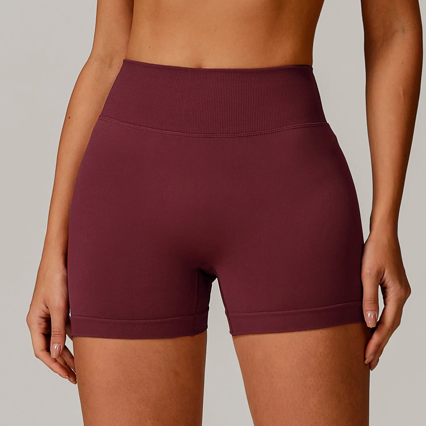 Women’s High-Waist Scrunch Butt Yoga Shorts