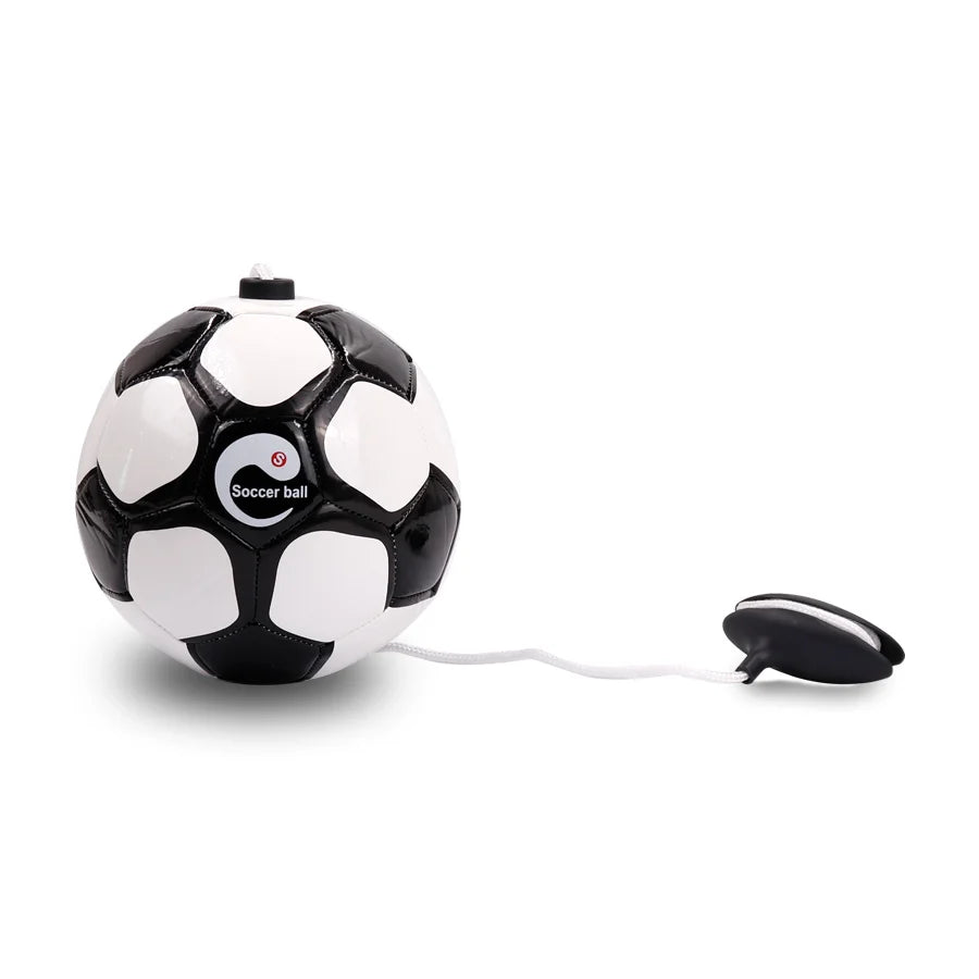 Beginner Soccer Training Ball with Kick Practice Belt – Size 2