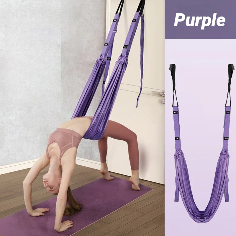 Adjustable Aerial Yoga Strap & Leg Splits Trainer