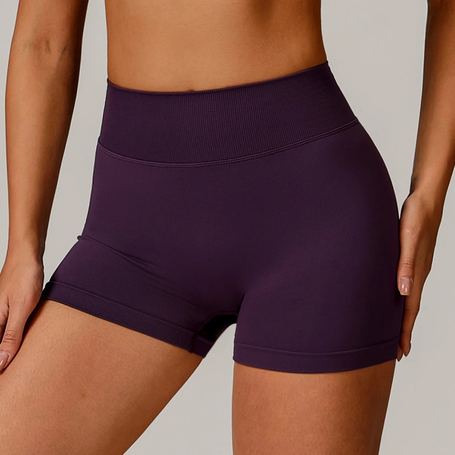 Women’s High-Waist Scrunch Butt Yoga Shorts
