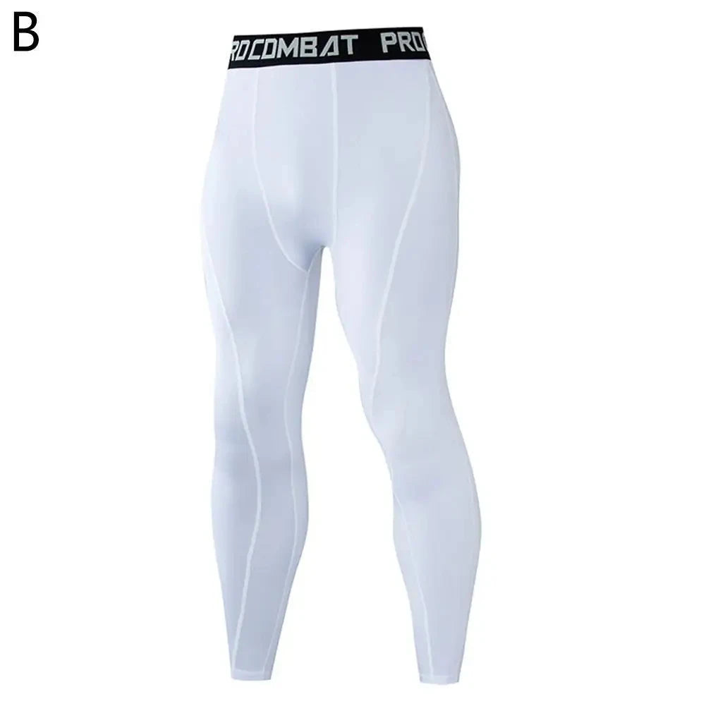 Men’s Quick-Dry Running Compression Leggings