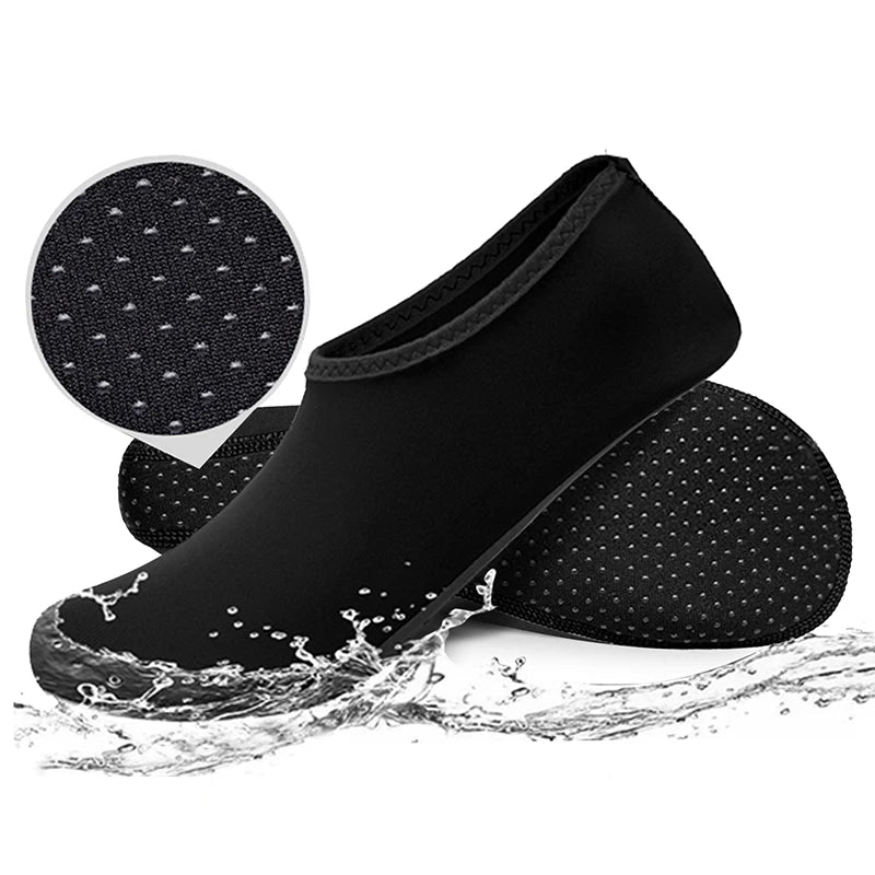 Unisex Quick-Dry Water Socks – Non-Slip Swim & Beach Shoes