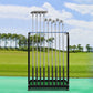 Metal Acrylic 9-Groove Golf Club Display Rack – 50x72cm