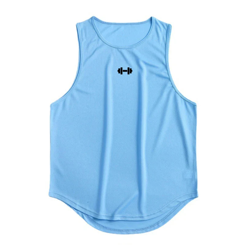 Men’s Quick-Dry Loose Gym Tank Top – Basketball Vest
