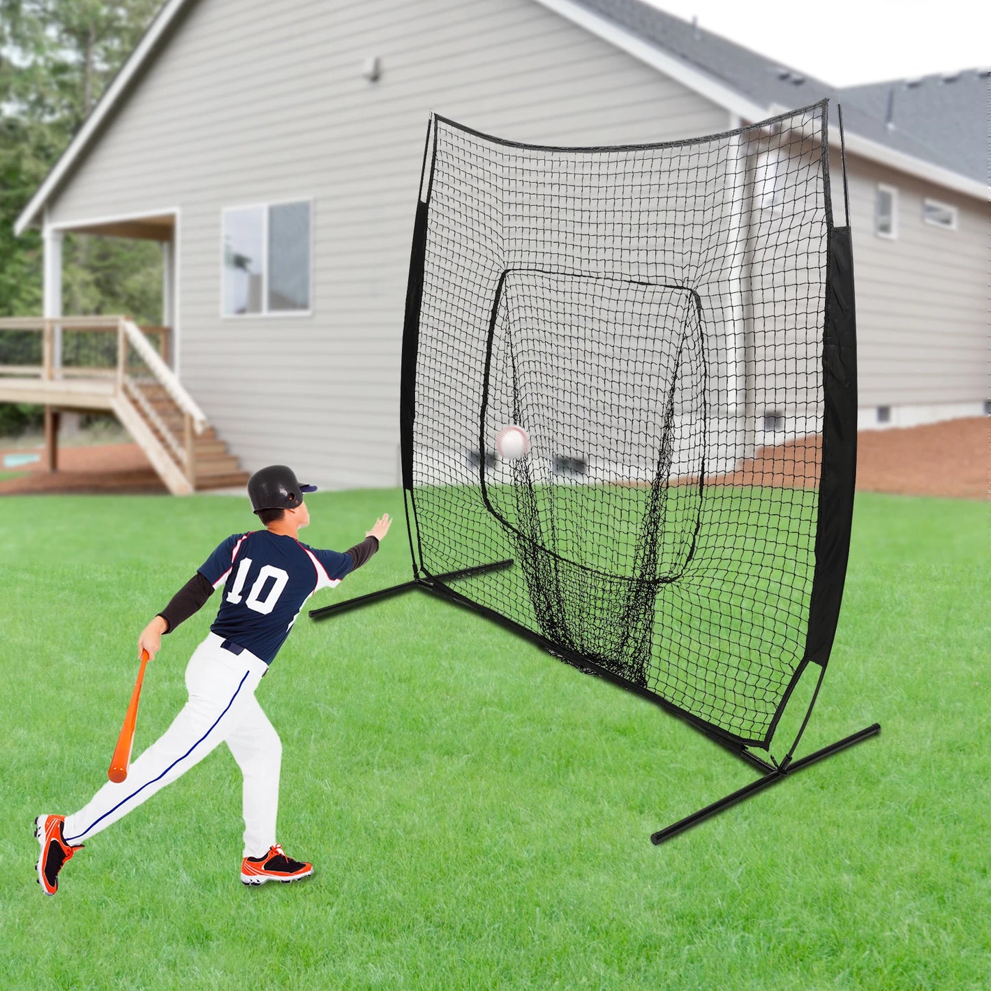 Pro Baseball & Softball Hitting & Pitching Net with Backstop CherryPicks