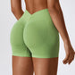 Women’s High-Waist Scrunch Butt Yoga Shorts
