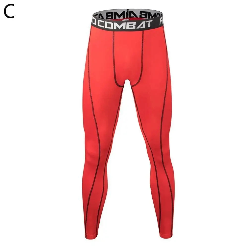 Men’s Quick-Dry Running Compression Leggings