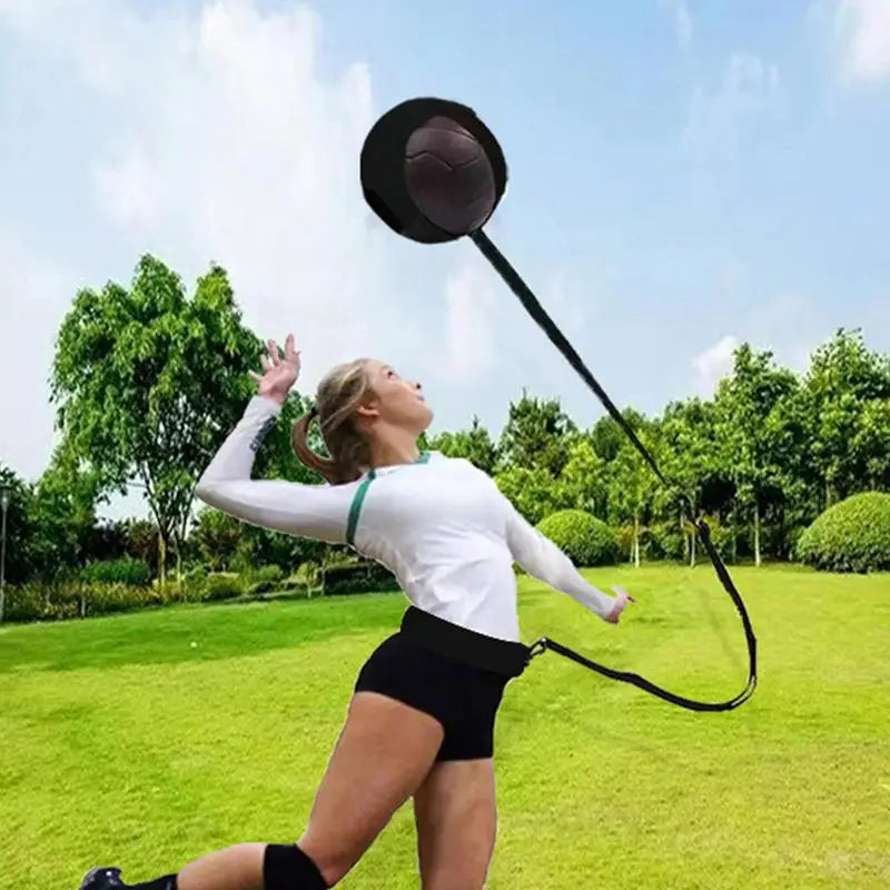 Volleyball Spike Trainer Belt with Elastic Swing