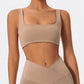 Ctenkevet Women's Shockproof Backless Sports Bra