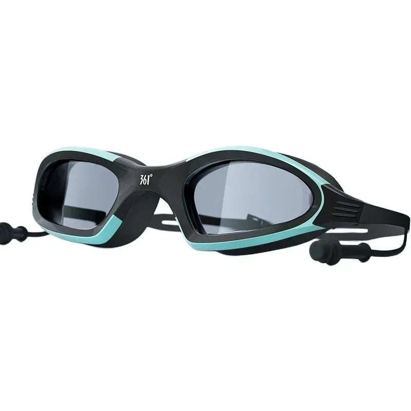 Pro Swim Goggles & Silicone Cap Set – Anti-Fog & Waterproof