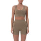 Women’s Summer 2-Piece Crop Top & Shorts Set